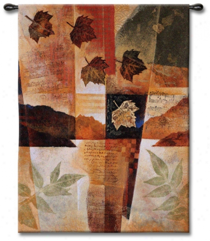 Fall Medley 53" High Wall Tapestry (j8958)