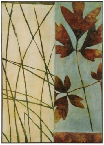 Falling Leaves Print 26 1/2" High Wall Art (j4135)