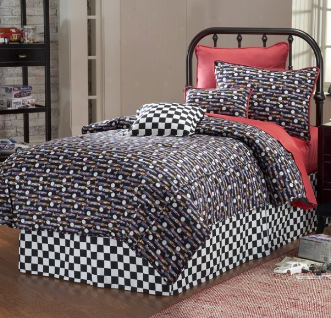 Fast Cars 4-piece Bed Set (h5435)