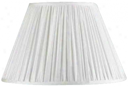 Faux Silk Mushroom Pleated Shade 9x17x11 (spider) (17798)