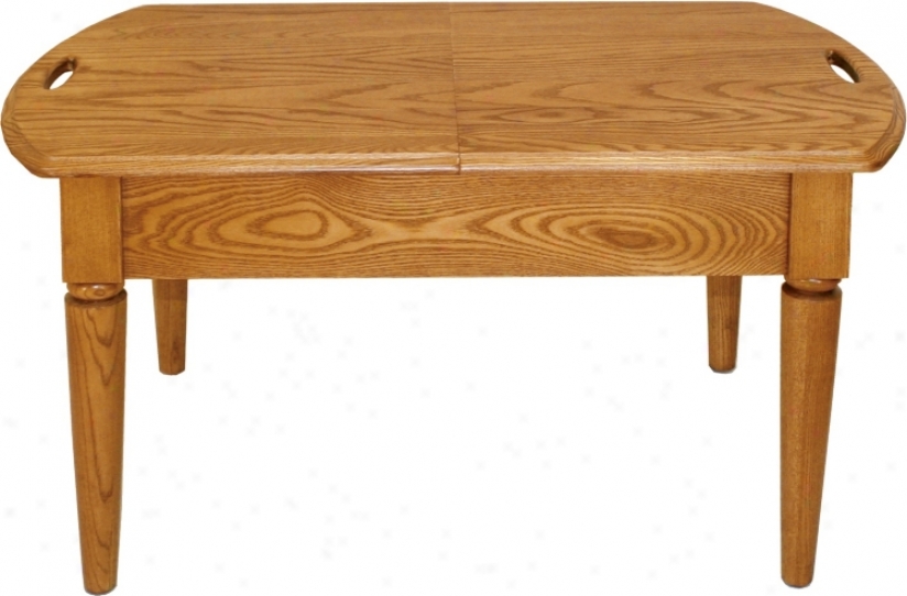 Favorite Finds Chestnut Satin Slide Top Coffee Table (k3113)