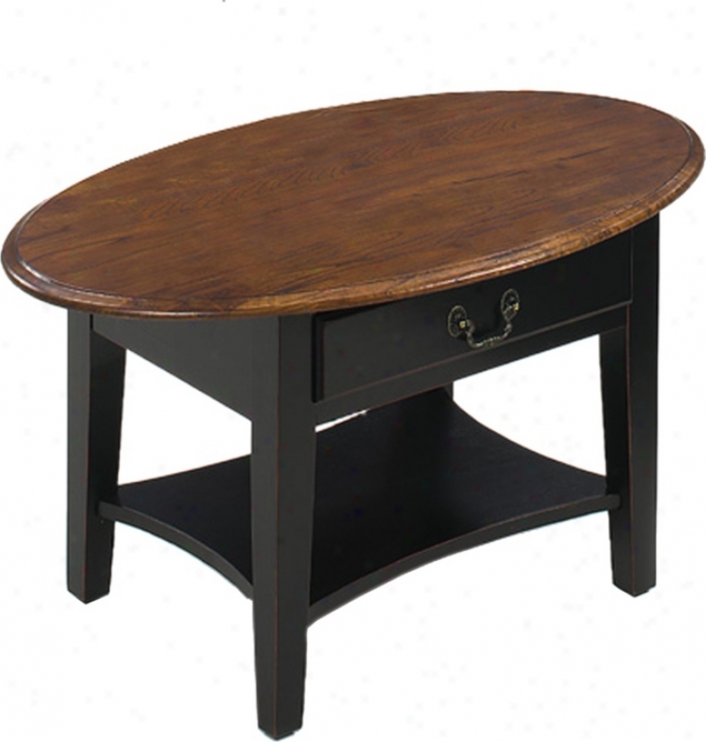 Favorite Finds Slate Finiah Oval Coffee Table (k3093)