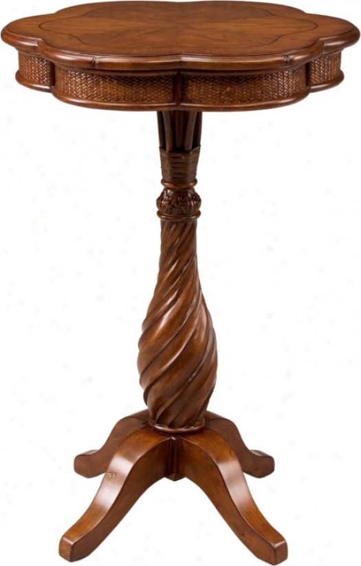 Favorite Finds Twist Pedestal Table (k3054)
