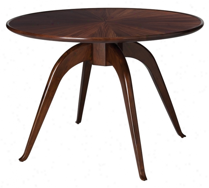 Felix Zebra Espresso Veneer Entry Table (m2233)