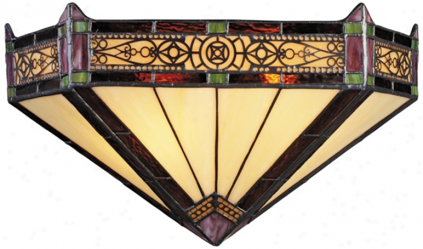 Filigree Aged Bronze 2-light Wall Sconce (k4035)