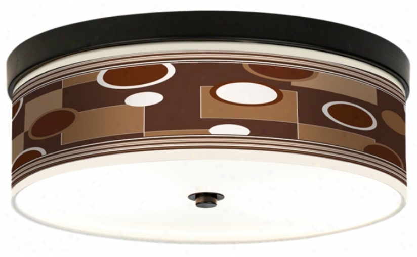 Floating Giclee Bronze Cfl Ceiling Light (h8795-j4076)