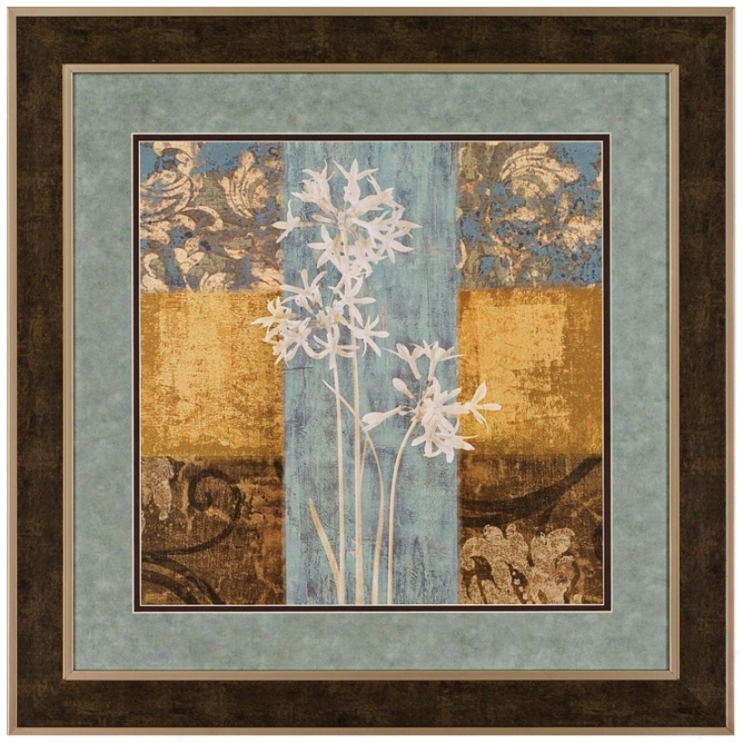 Floral Collage Ii 30" Square Wall Art (j5941)