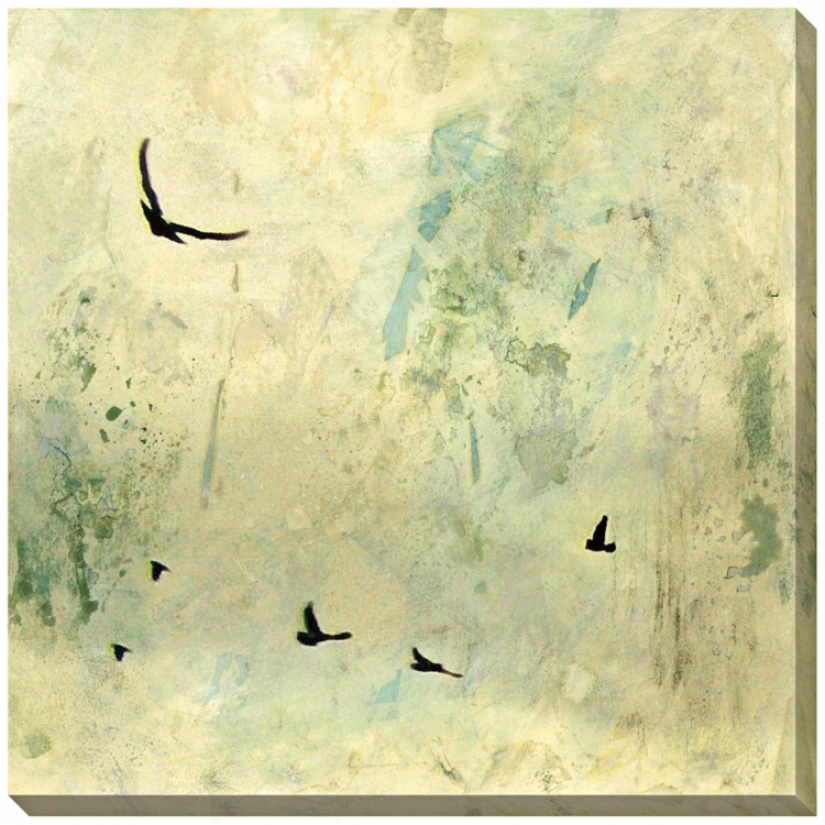 Fly Away I Giclee Print Indoor/outdoor 40" Square Wall Art (l0717)