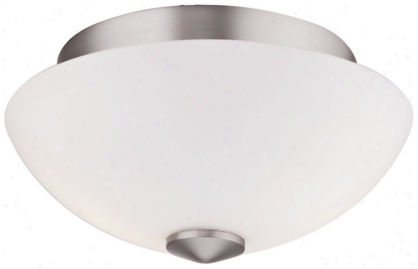 Forecast Emit Collection 12 1/2" Wide White Ceiling Light (g5065)