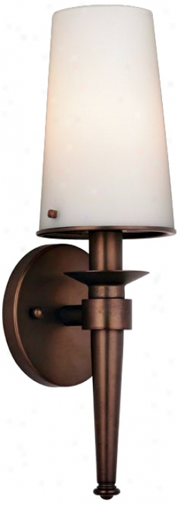 Forecast Torch Collection 14 1/2" Bronze Wall Sconce (g4999)
