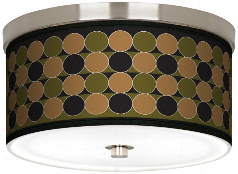 Fores5 Circles Nickel 10 1/4" Wide Ceiling Light (j9214-k1736)