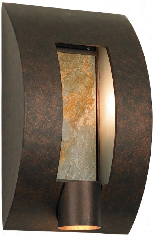 Framed Slate Bronze Ada Compliant 16" High Wall Light (95416)