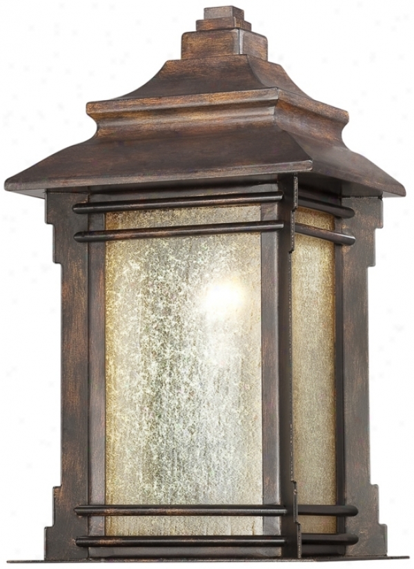 Frajklin Iron Works Hickory Point Outdoor Pocket Wall Light (n8951)