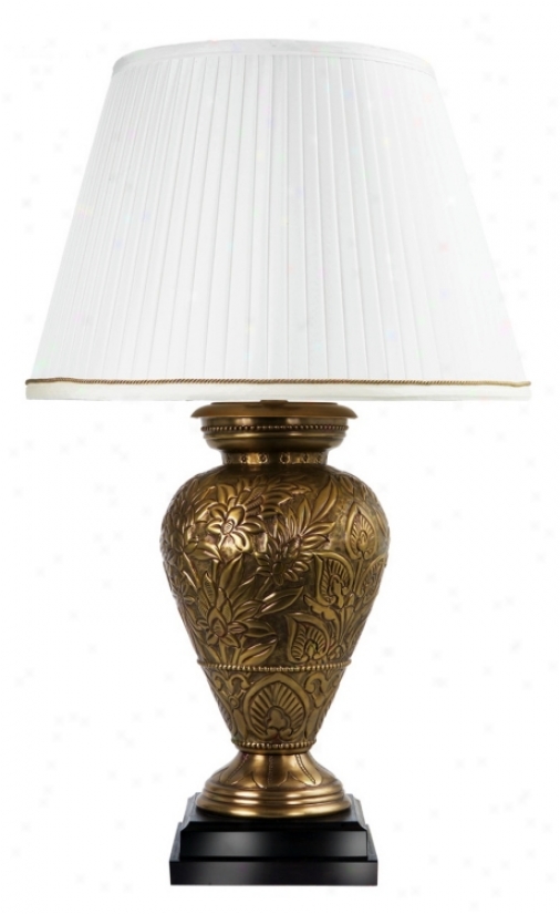Frederick Cooper Dominea Repousse Blossoms Table Lamp (01337)