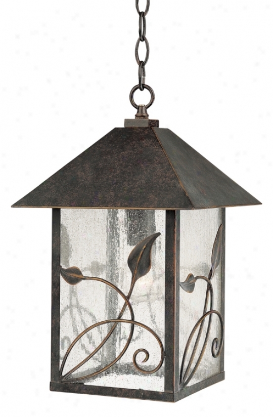 French Garden Collection 15" Proud Hanging Outdoor Light (71031)