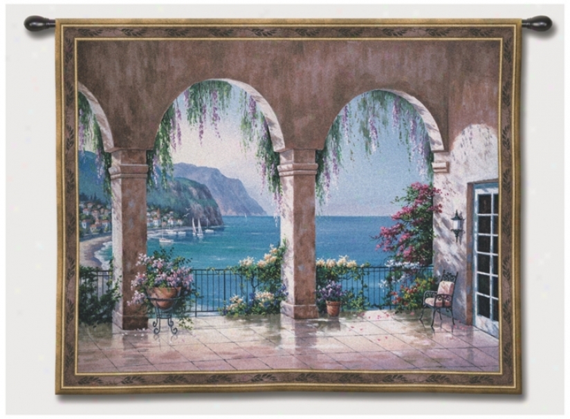 From A Interval 53" Wide Wall Tapestry (j8944)