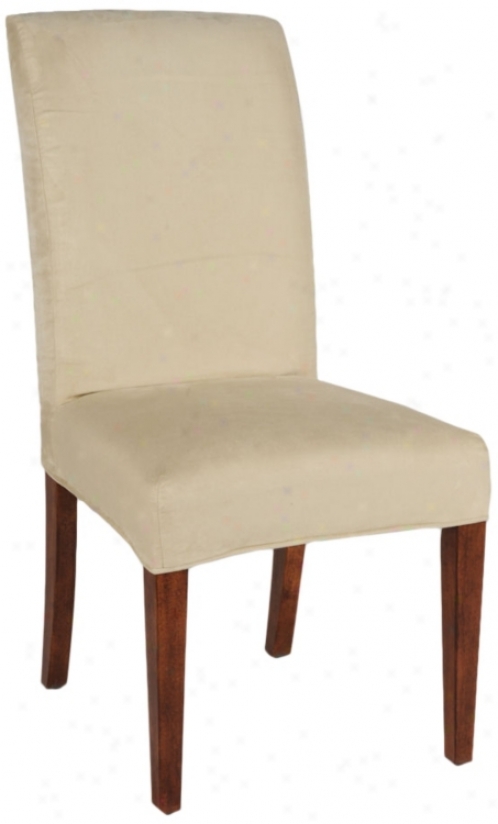 Gabrielle Slipcovered Parsons Cherry Armless Dining Chair (79317-t6333)