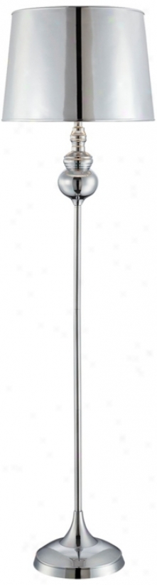 Gaetana Chrome Lite Source Floor Lamp (v1091)