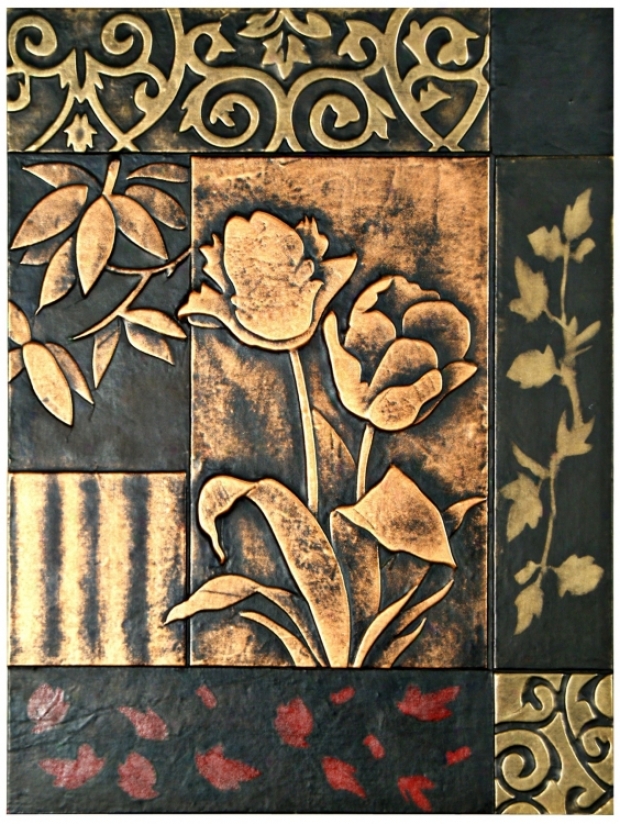 Garden Embossed Faux Leather 24" Equality Wall Art (j7997)