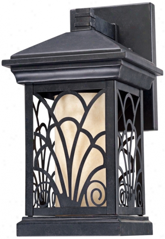 Garden Gate Collection 15" High Led Outdoor Wall Light (p5514-p3976)