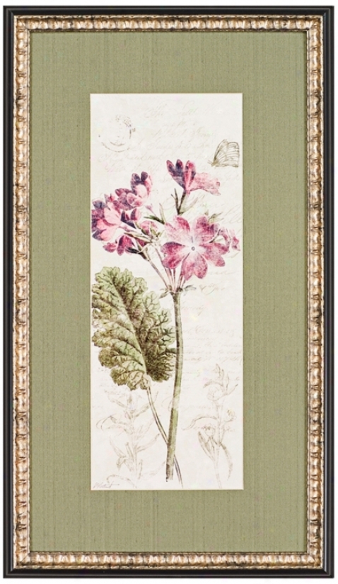 Garden Primrose Flower 28" High Wall Art Print (j5867)