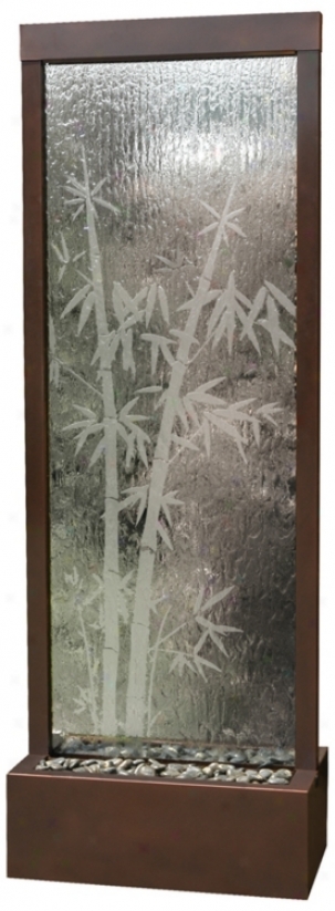 Gardenfll Bamboo Glass 72" High Indoor/outroor Fountain (f8987)