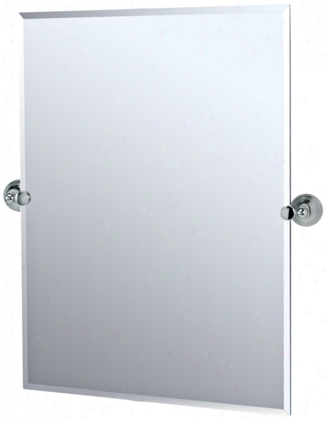 Gatco Charlotte Chrome 31 1/2" High Rectangle Wall Mirror (p53442)