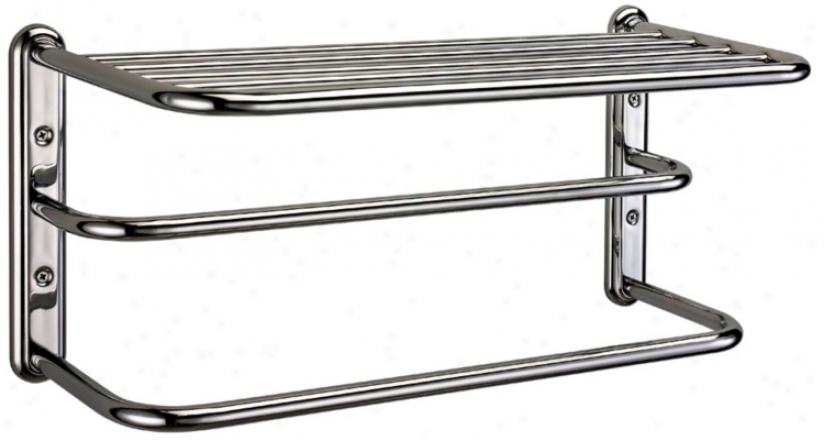 Gatco Chrome 20" Wide Spa 2-bar Towei Rack (u6256)