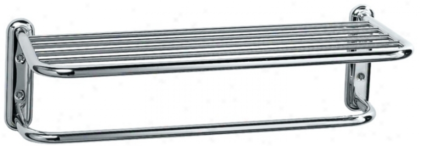 Gattco Chrome Finish 20" Wide Spa Towel Bar Rack (u6267)