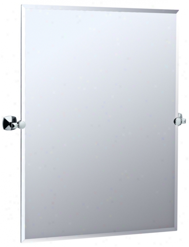 Gatco Jewel Chrome Finish 31 1/2" High Tilt Wall Mirror (p8110)