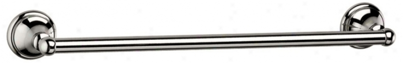 Gatco Laurel Avenue Polished Nickel 18" Wide Towel Bar (u6207)