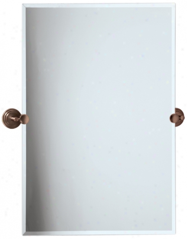 Gatco Marina Bronze Finish 31 1/2" High Wall Mirror (p7947)