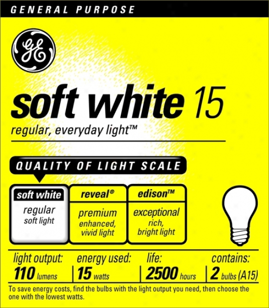 Ge 15 Watt 2-pack Soft White Light Bulbs (90001)