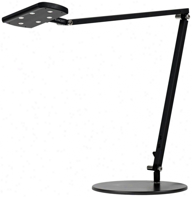 Gen 2 Icelight Metallic Black War White Led Desk Lamp (k9446)