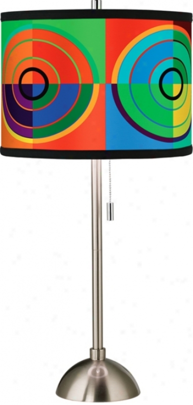 Giclee Cirfle Parade Table Lamp (60757-56892)