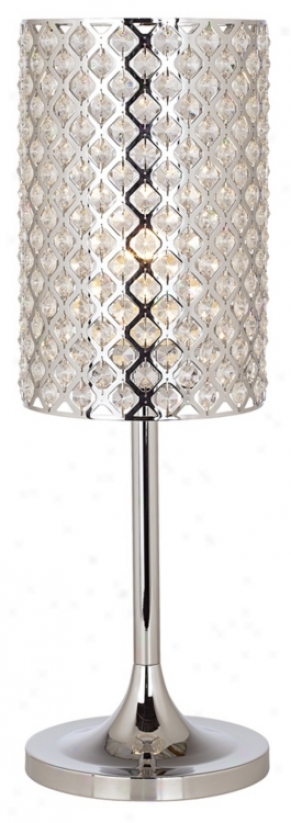 Glitz Crystal And Chrome Table Lamp (62673)