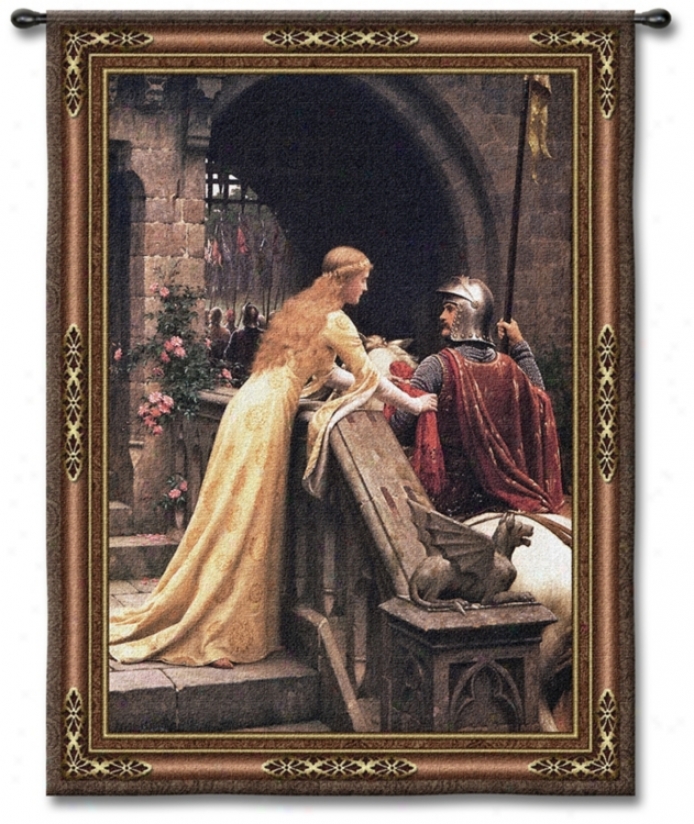 Godspeed My Knight 53" Complete Wall Tapestry (j88888)