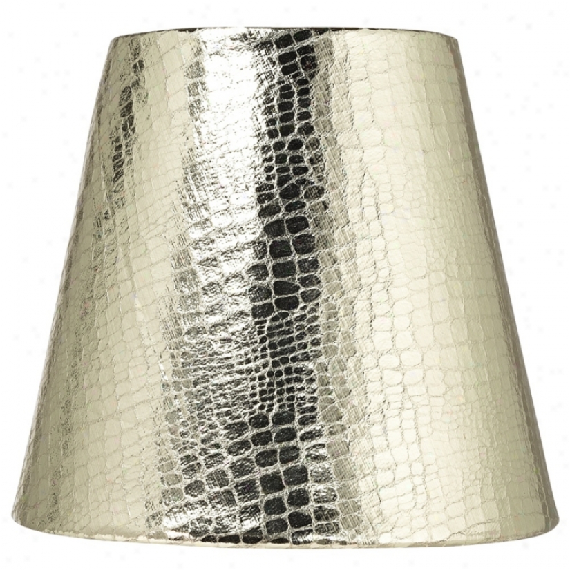 Gold Reptile Paper Lamp Shade 3.5x5.5x5 (clip-on) (u3009)