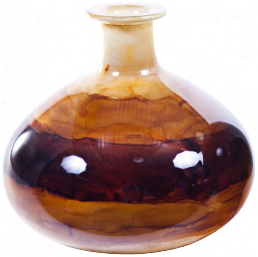 Goldcoast Small Decorative Glass Bottle (v2761)