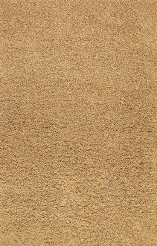 Golden Shag Area Rug (80631)