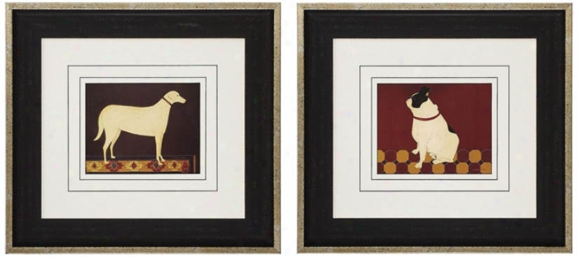 Good Dog Prints I And Ii Wall Art (n3157)