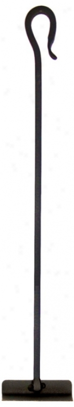 Graphite Shepherd S-hopk Intention Fireplace Hoe Tool (u9583)