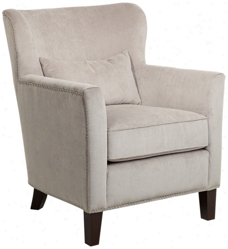 Griffen Taaupe Upholstered Arm Chair (u4610)