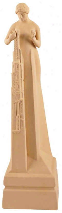 Hweger Potteries Frank Lloyd Wright Ceramic Sculpture (54794)