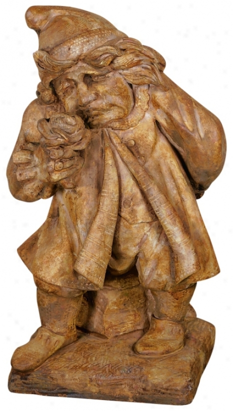 Henri Studios Garden Gnome Of Pity Sculpture (28664)