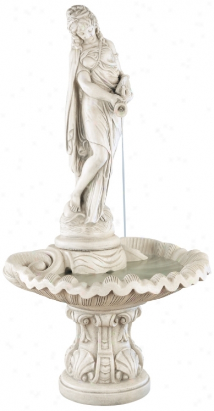 Henri Studios Rosalie Pompeii Cast Stone Garden Fountain (03347)