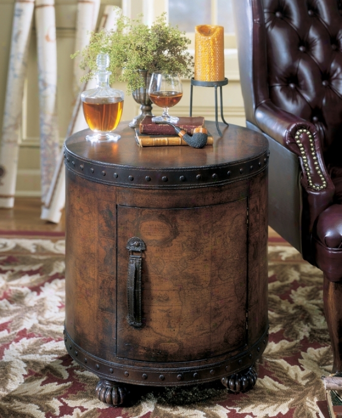 Heritage Duffel Drum Table (u4452)