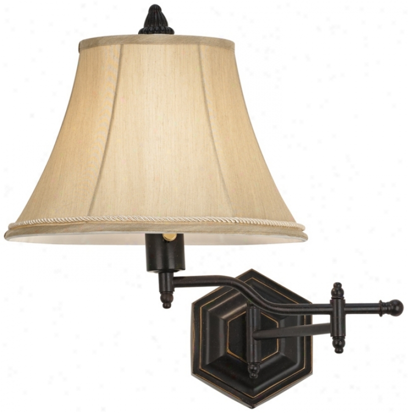 Hexagon Swing Arm Plug-in Wall Lamp (u8596)
