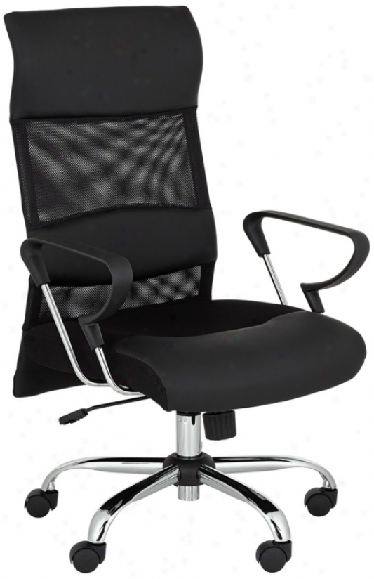 High Back Black Mesh Office Chair (u5683)