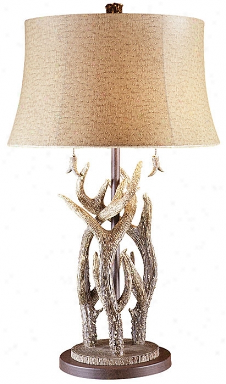 High Country Antler Table Lamp (53645)